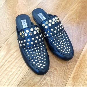 Steve Madden studded mules